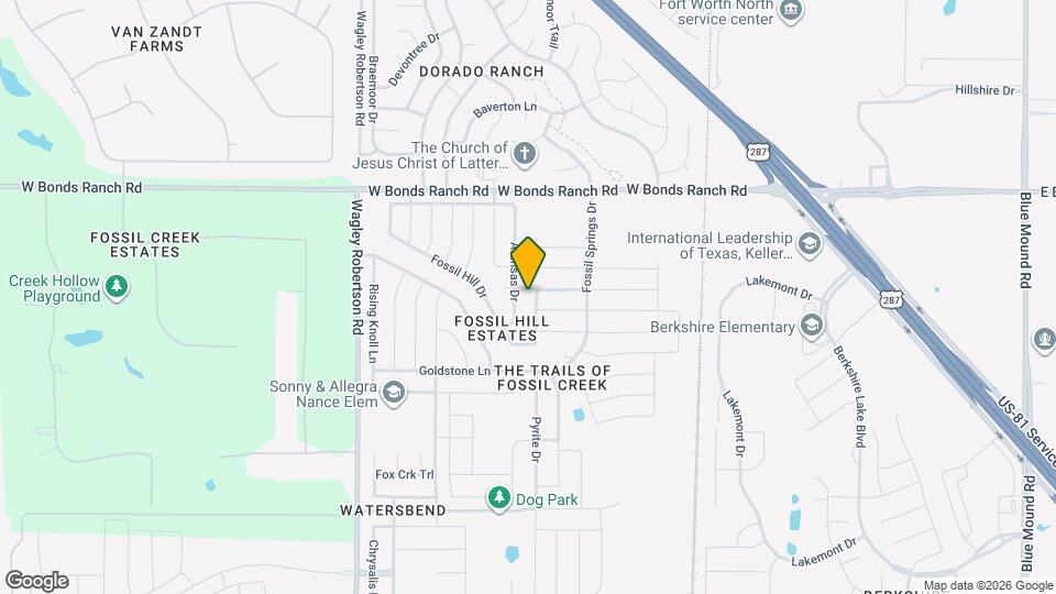 508 Lead Creek Dr Map and Location Details