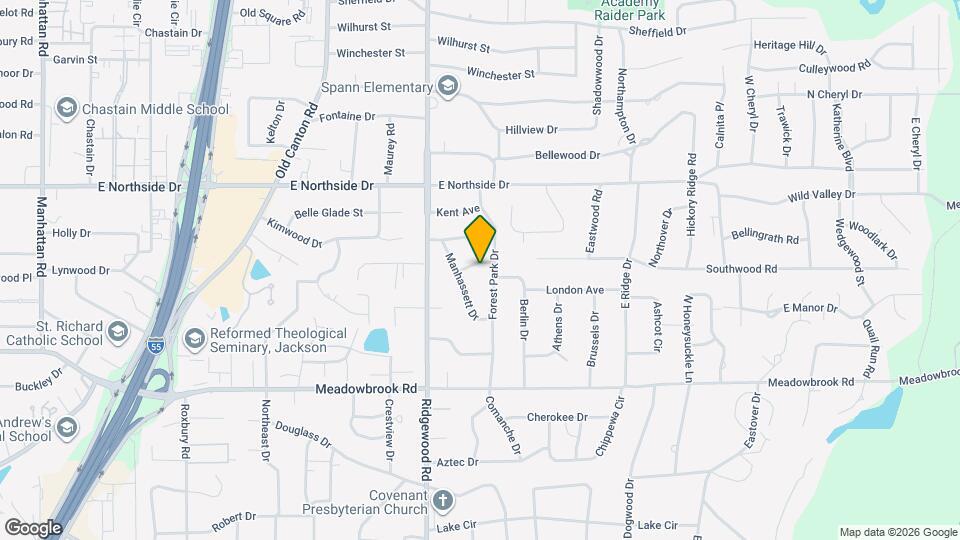 1625 Norwich Ave Map and Location Details