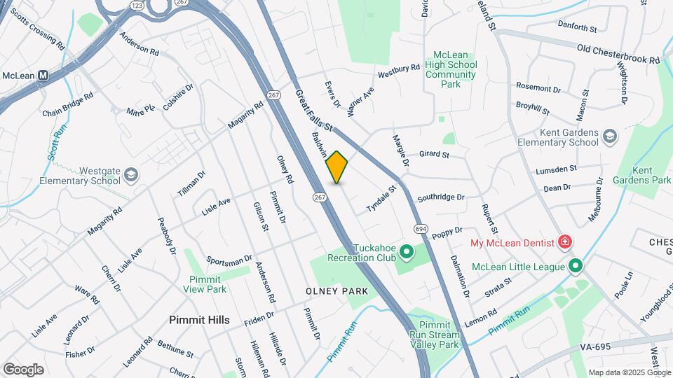 1726 Baldwin Dr Map and Location Details