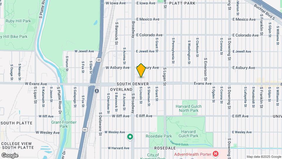 2071 S Lincoln St Mapa y Detalles de la Ubicación