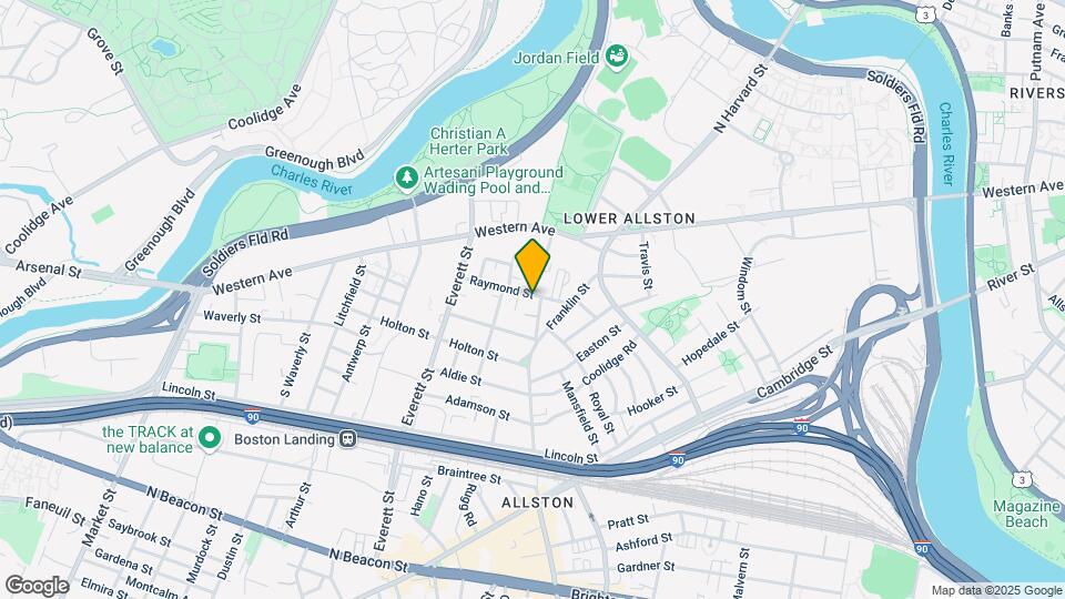 37 Raymond St, Unit 1 Map and Location Details