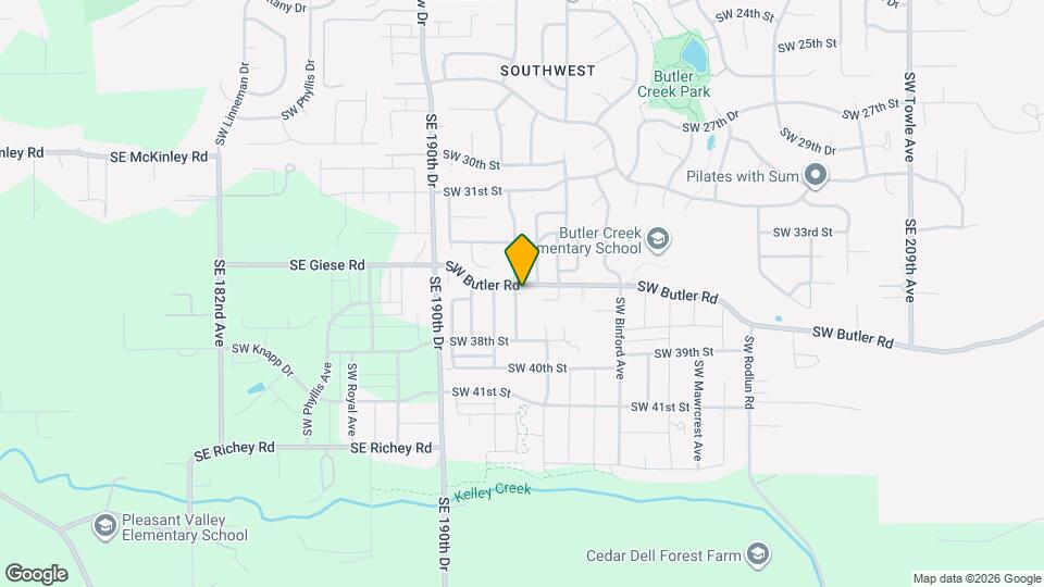 3544 SW Tegart Ln Map and Location Details