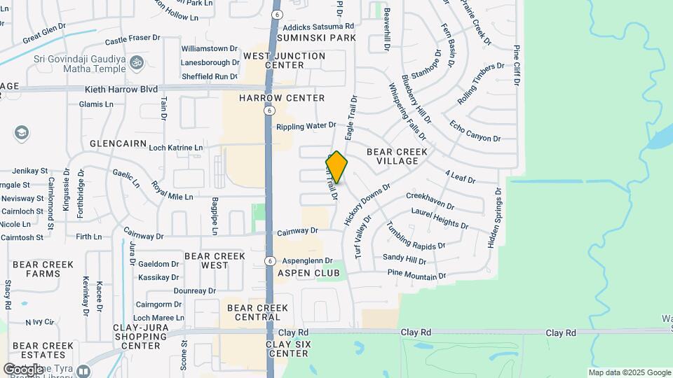 4726 Green Trail Dr Map and Location Details