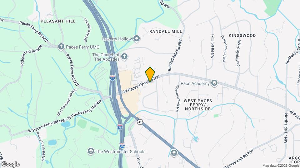 1190 W Paces Ferry Rd NW Map and Location Details