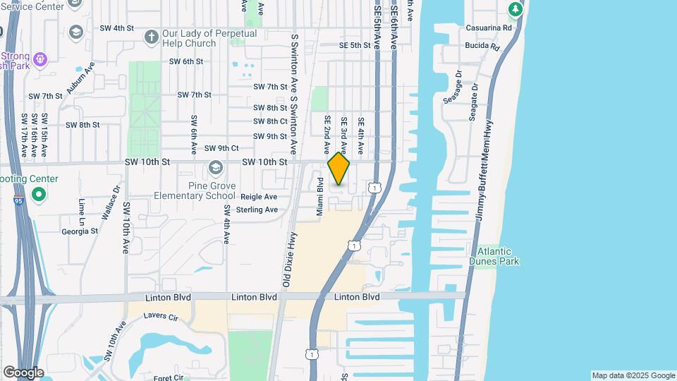 240 SE 10th St Map and Location Details