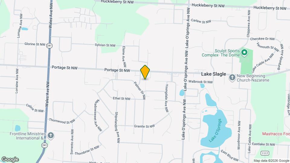 6670 Casper Ave NW Map and Location Details