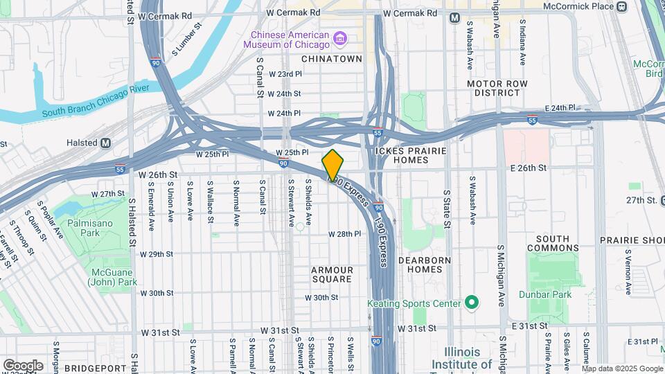 2621-2623 S Princeton Ave Map and Location Details