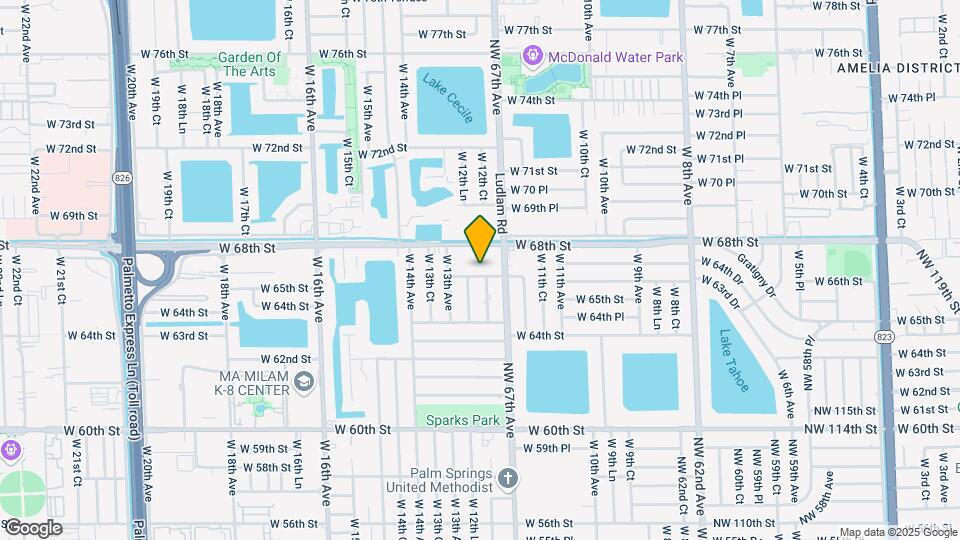 1235 W 66th St Map and Location Details