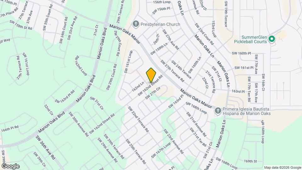 2639 SW 162nd Street Rd Map and Location Details