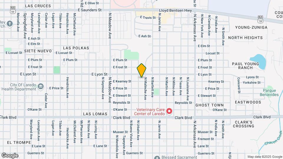 2010 E Kearney St Map and Location Details