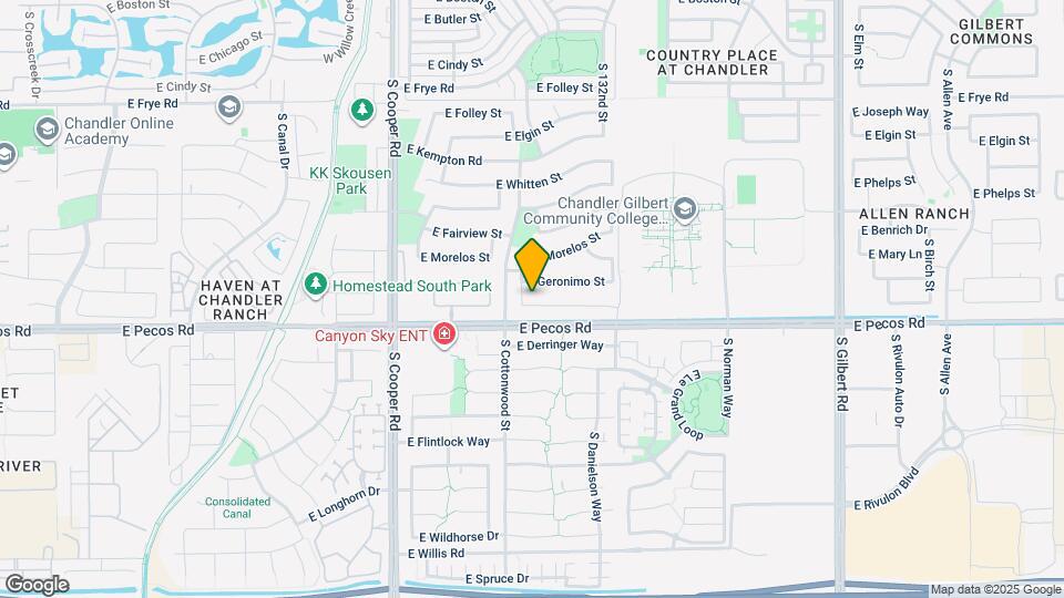 2352 E Kesler Ln Map and Location Details