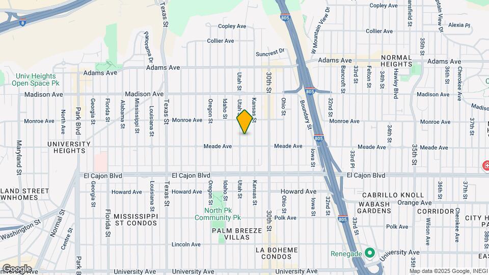 4427 Utah St Map and Location Details