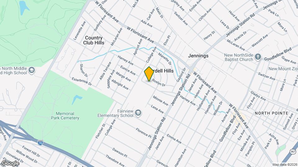 7125 Greenhaven Dr Map and Location Details