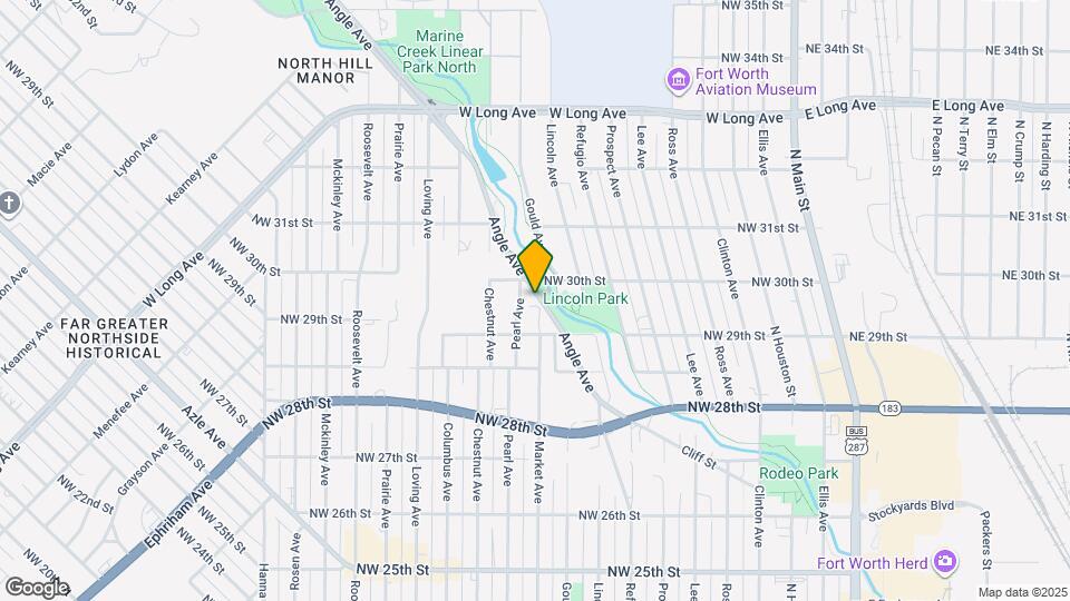 2927 Angle Ave Map and Location Details