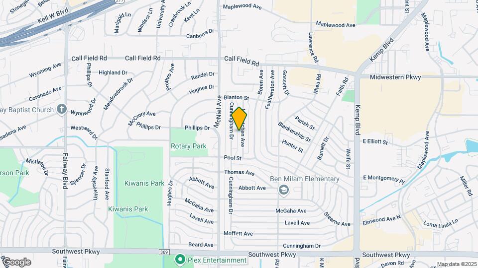 4326 McCutchen Ave Map and Location Details