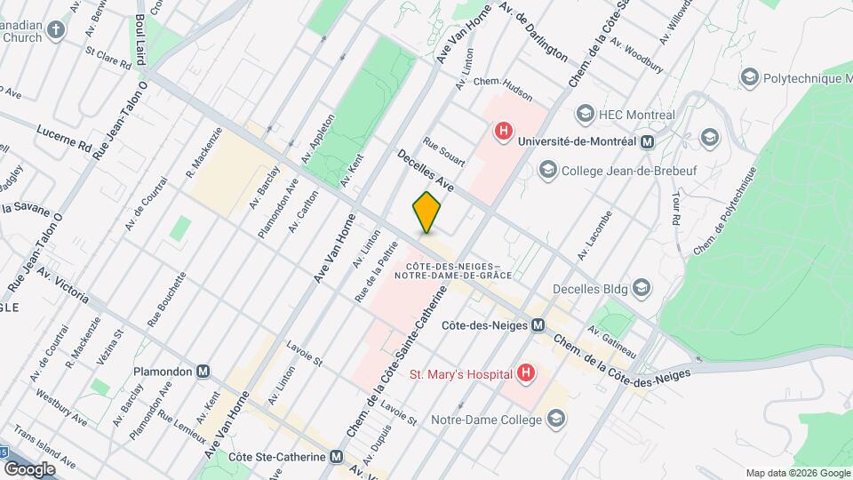 5783-5785 De La Côte-Des-Neiges Ch Map and Location Details