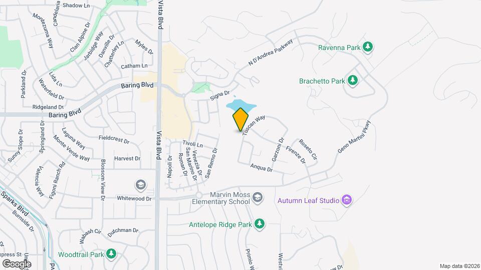 2515 Tuscan Way Map and Location Details