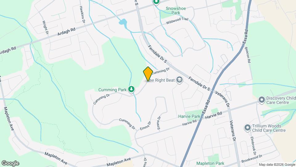 169 Cumming Dr Map and Location Details