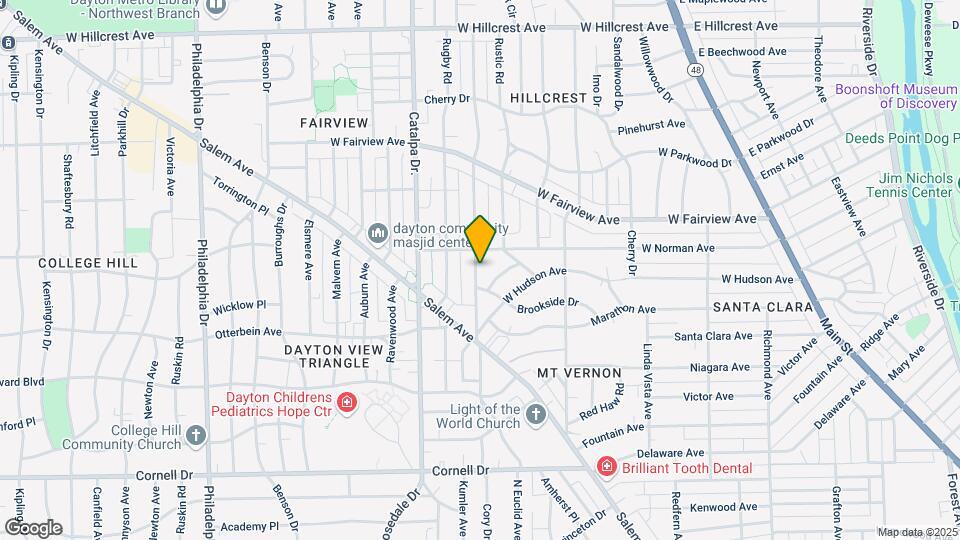 1916 Emerson Ave Map and Location Details