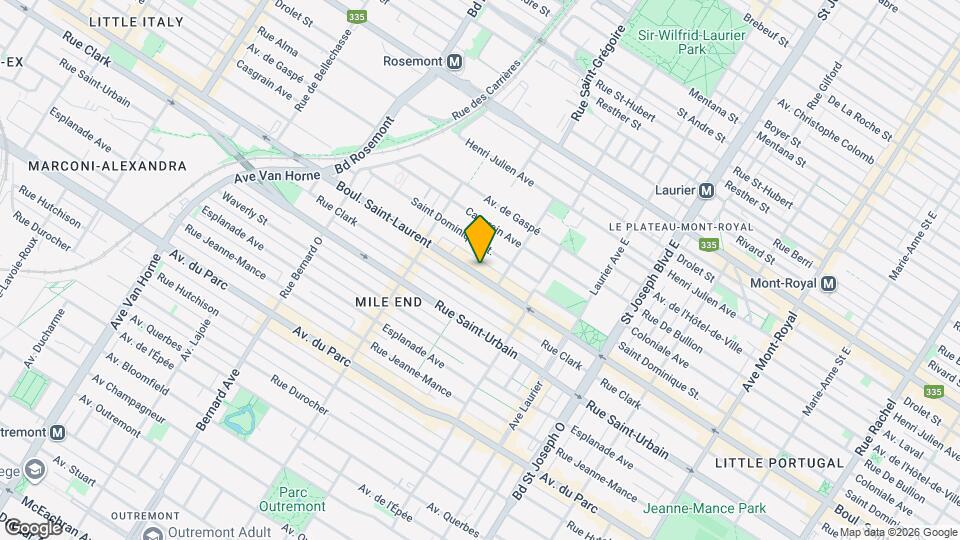 5355 Saint Laurent Boul Map and Location Details