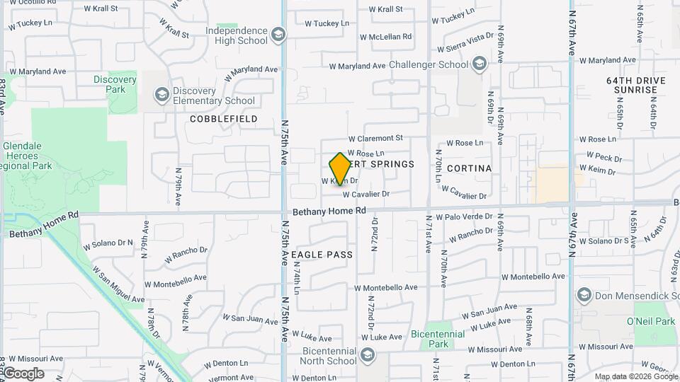 7322 W Cavalier Dr Map and Location Details