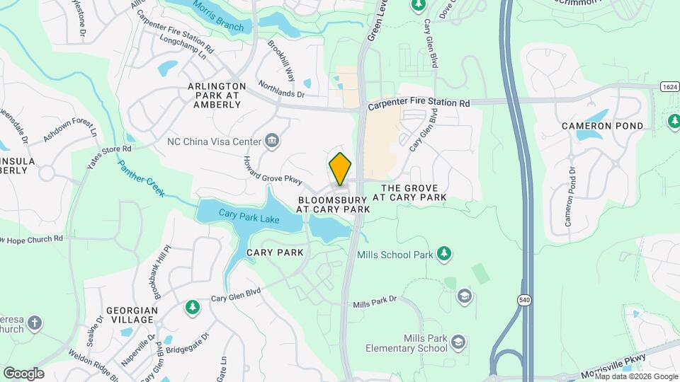 316 Kinellan Ln Map and Location Details