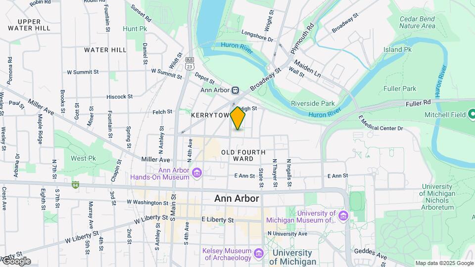 409 E Kingsley St Mapa y Detalles de la Ubicación