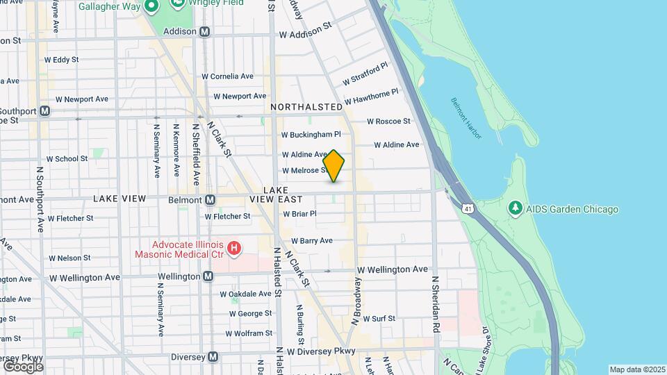 620 W Belmont Ave Map and Location Details
