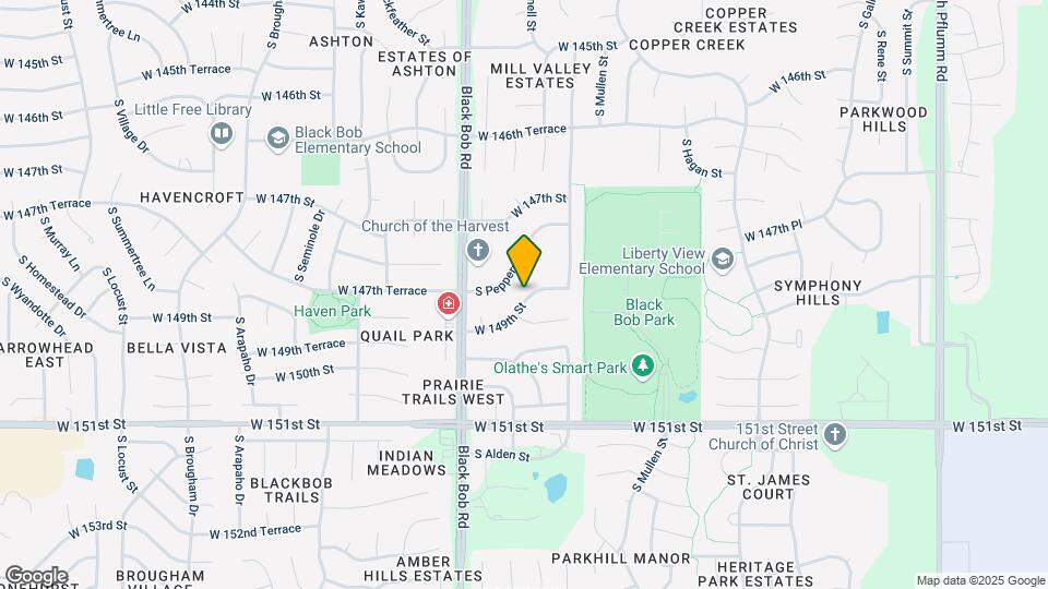 14902 W 149th St Map and Location Details