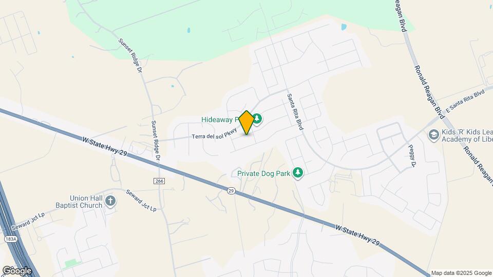 213 Cascata Way Map and Location Details