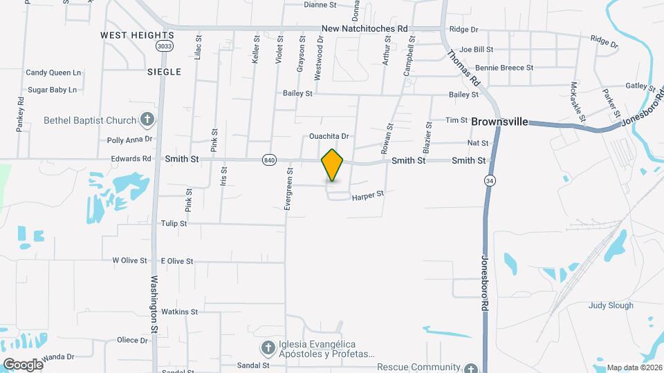 111 W Rowan St Map and Location Details