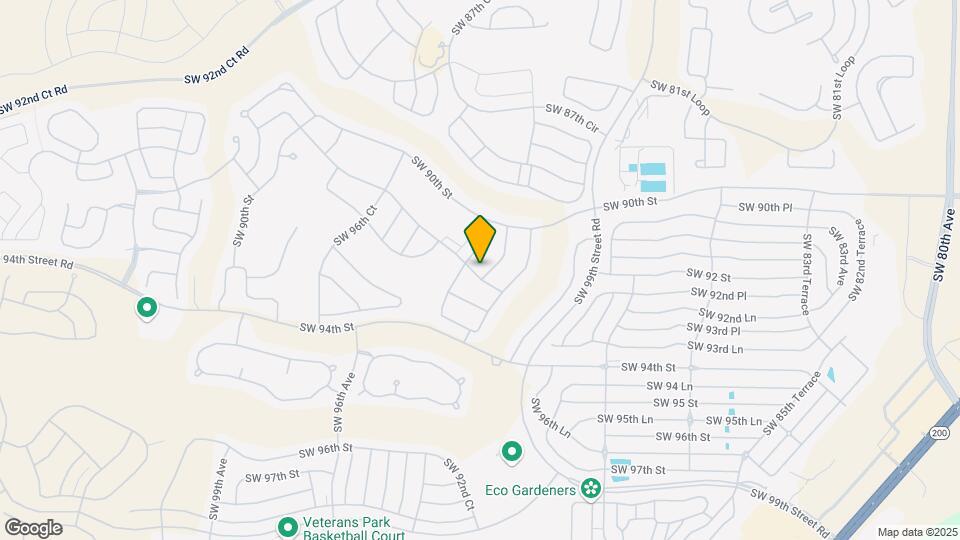 9265 SW 92nd Place Rd Map and Location Details