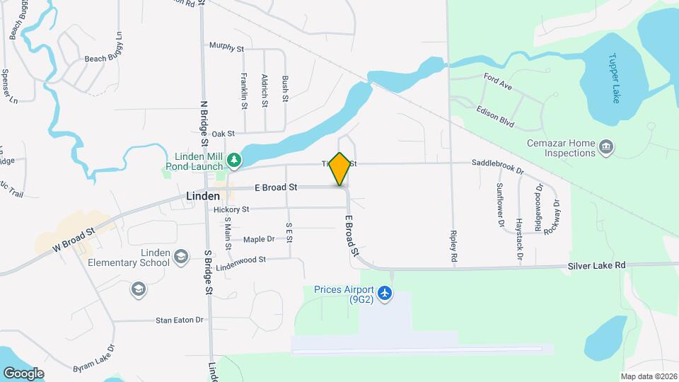 532 E Broad St Map and Location Details