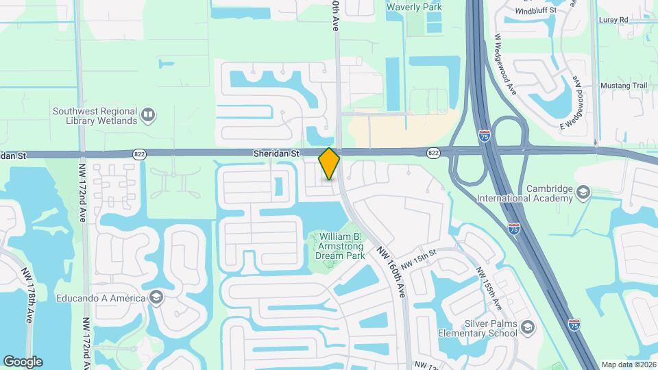 2218 NW 160th Terrace Map and Location Details