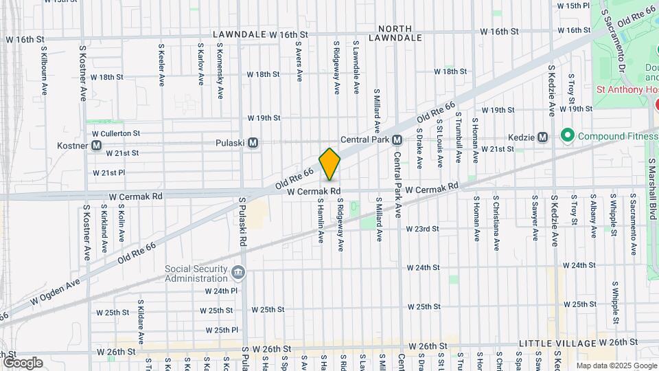 3748 W Cermak Rd, Unit 2 Map and Location Details