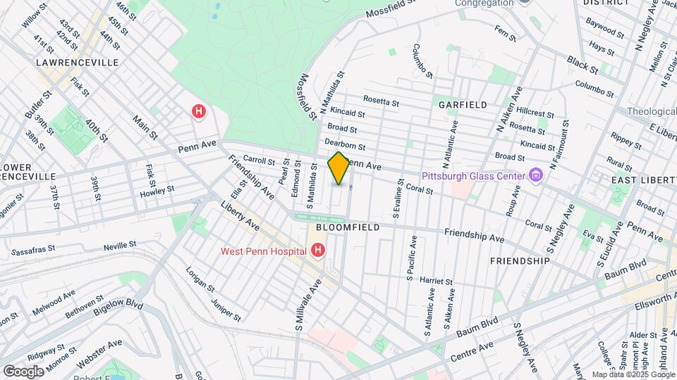 225 S Millvale St Mapa y Detalles de la Ubicación