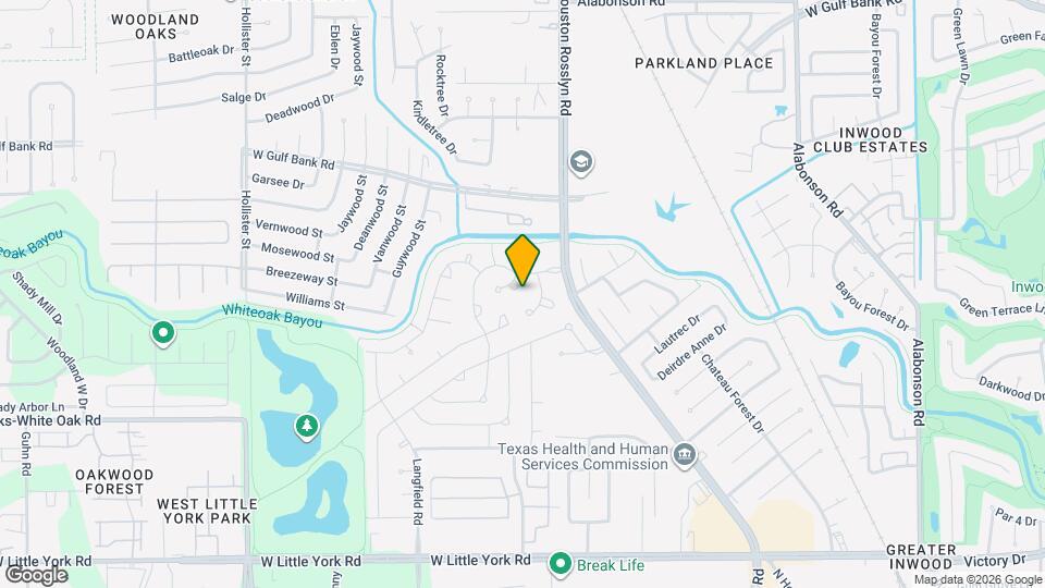 7115 Shady Moss Ln Mapa y Detalles de la Ubicación