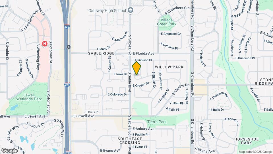 1594 S Dawson St Mapa y Detalles de la Ubicación