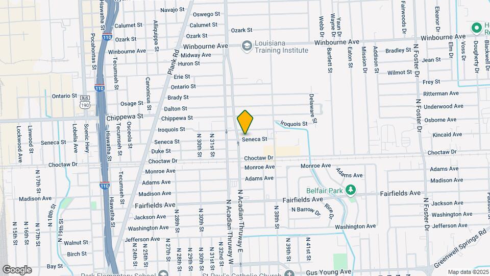 3423 Seneca St Map and Location Details