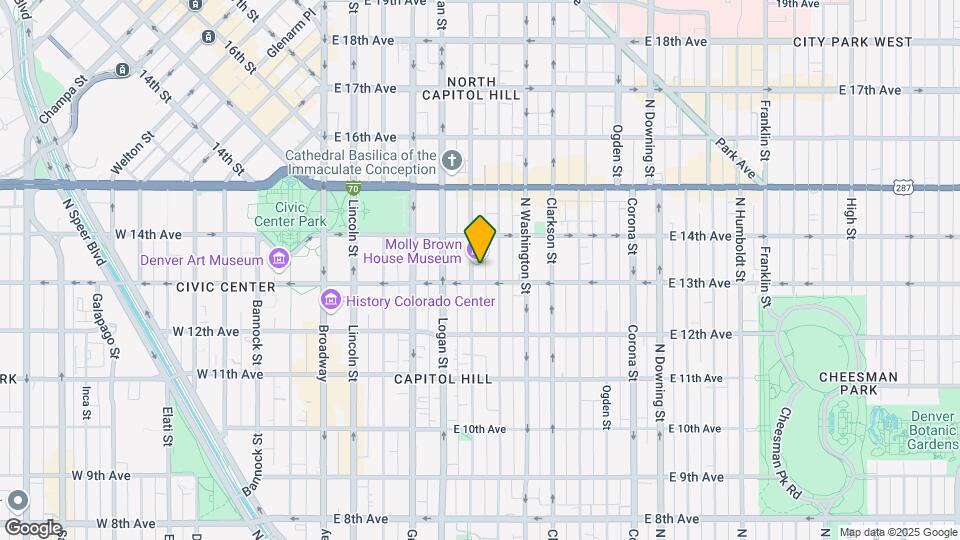 1320 Pennsylvania St Map and Location Details