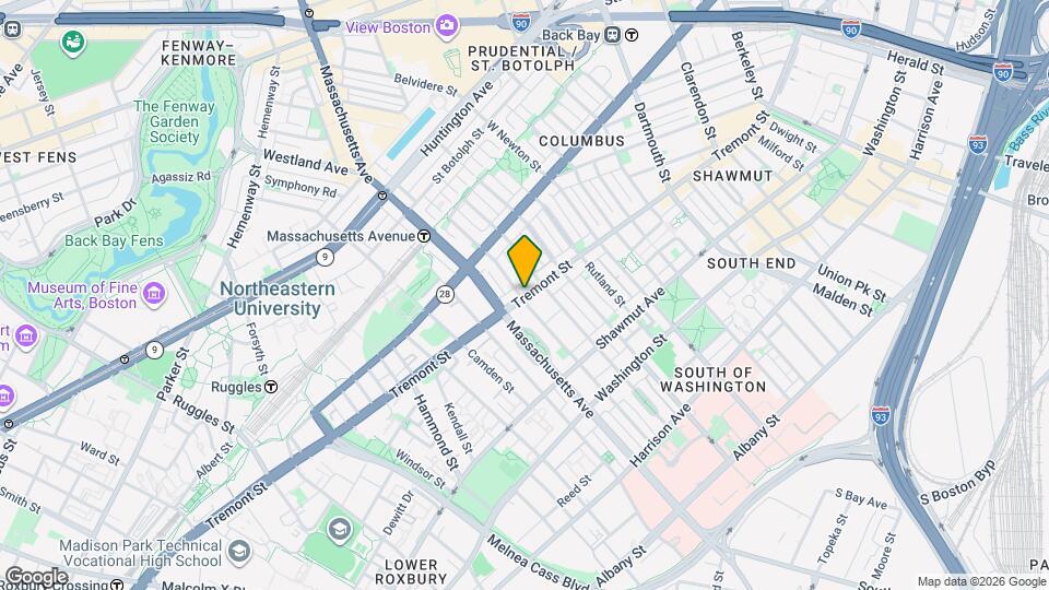 763 Tremont St Map and Location Details