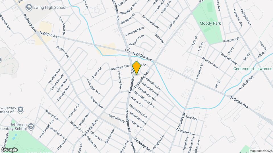 1456 Pennington Rd Map and Location Details