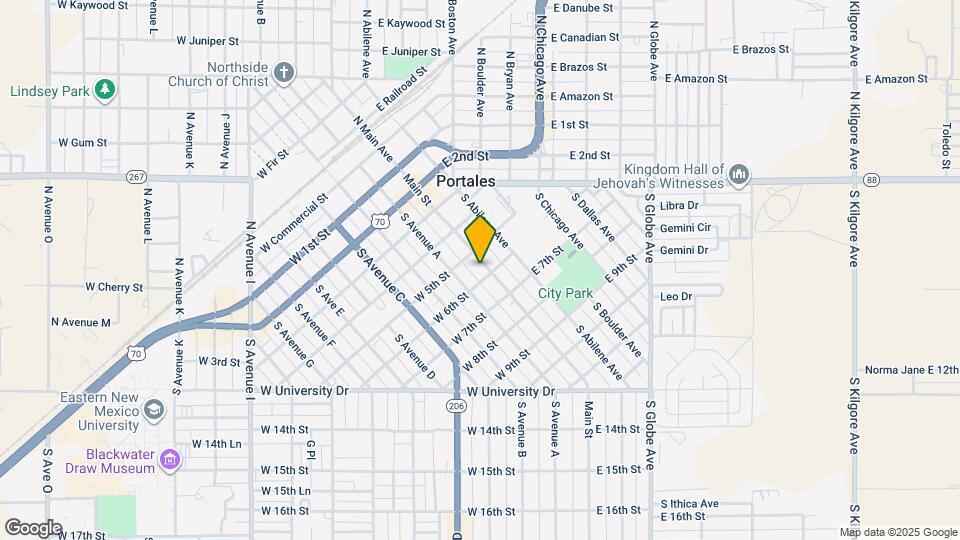 609 S Main Ave Mapa y Detalles de la Ubicación