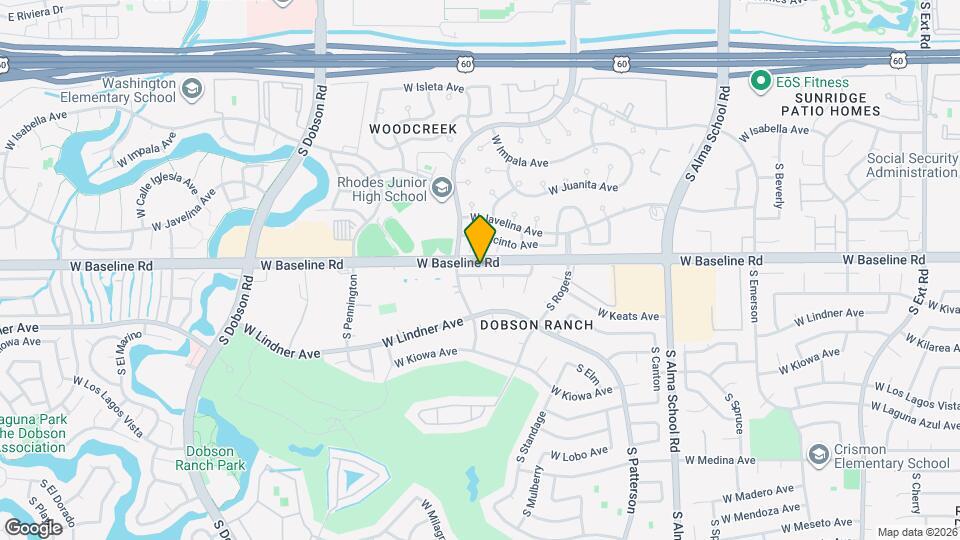 1550 W Knowles Ave Map and Location Details