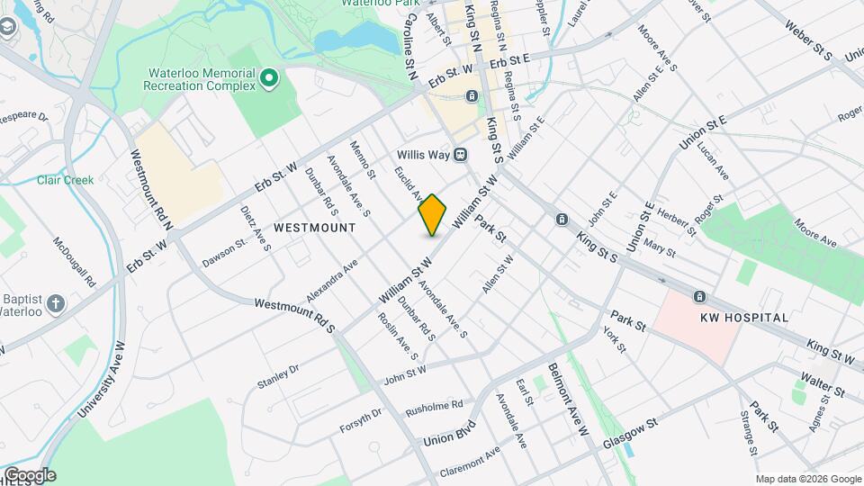 74 William St W, Unit 3 Map and Location Details