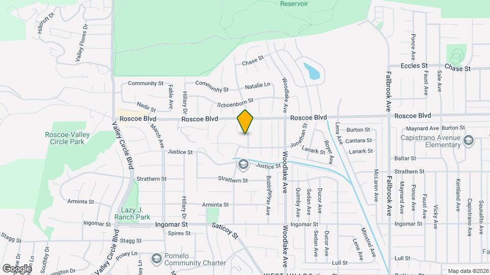 8121 Jason Ave Map and Location Details