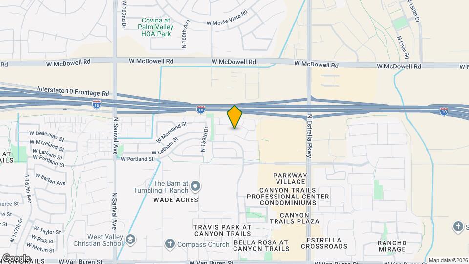 15820 W Latham St Map and Location Details