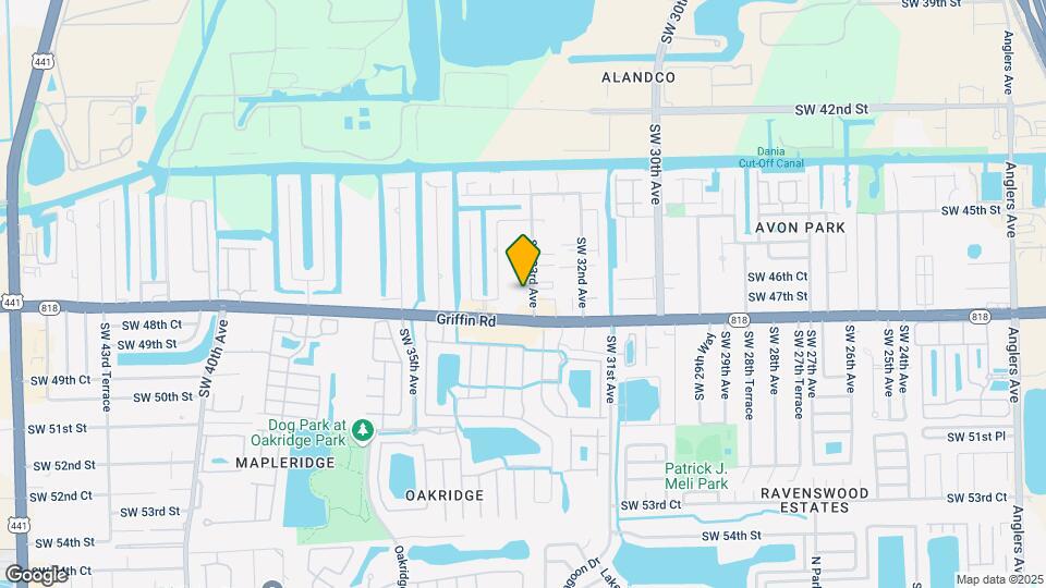 4717 SW 33rd Way Map and Location Details
