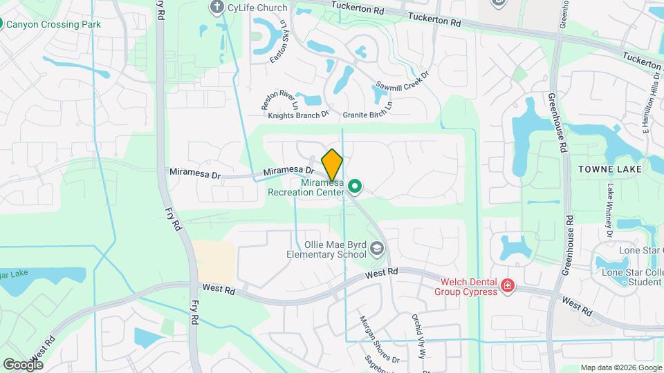 20214 Overland Hills Ln Map and Location Details