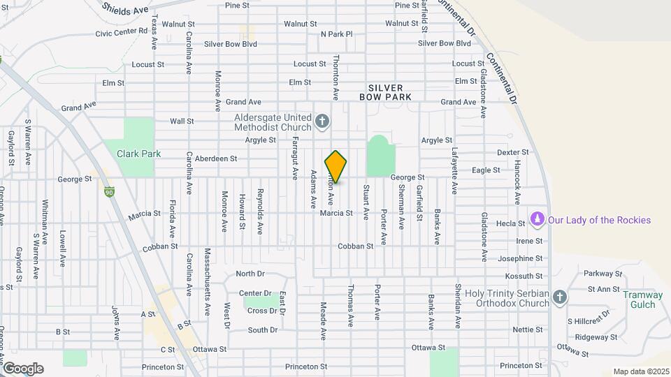 1810 Thornton Ave Map and Location Details